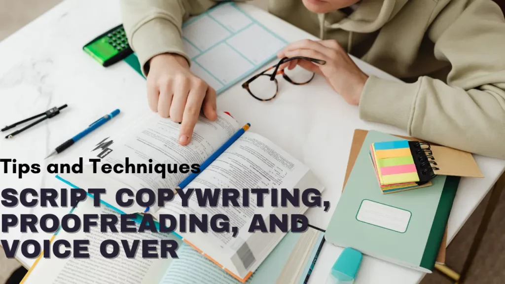 Copywriting, Proofreading, Voiceover