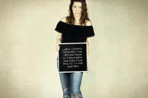 Transcription and Voice-Over for TV Ads and Films